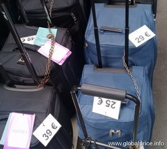 Prices for souvenirs in Paris, Suitcases 